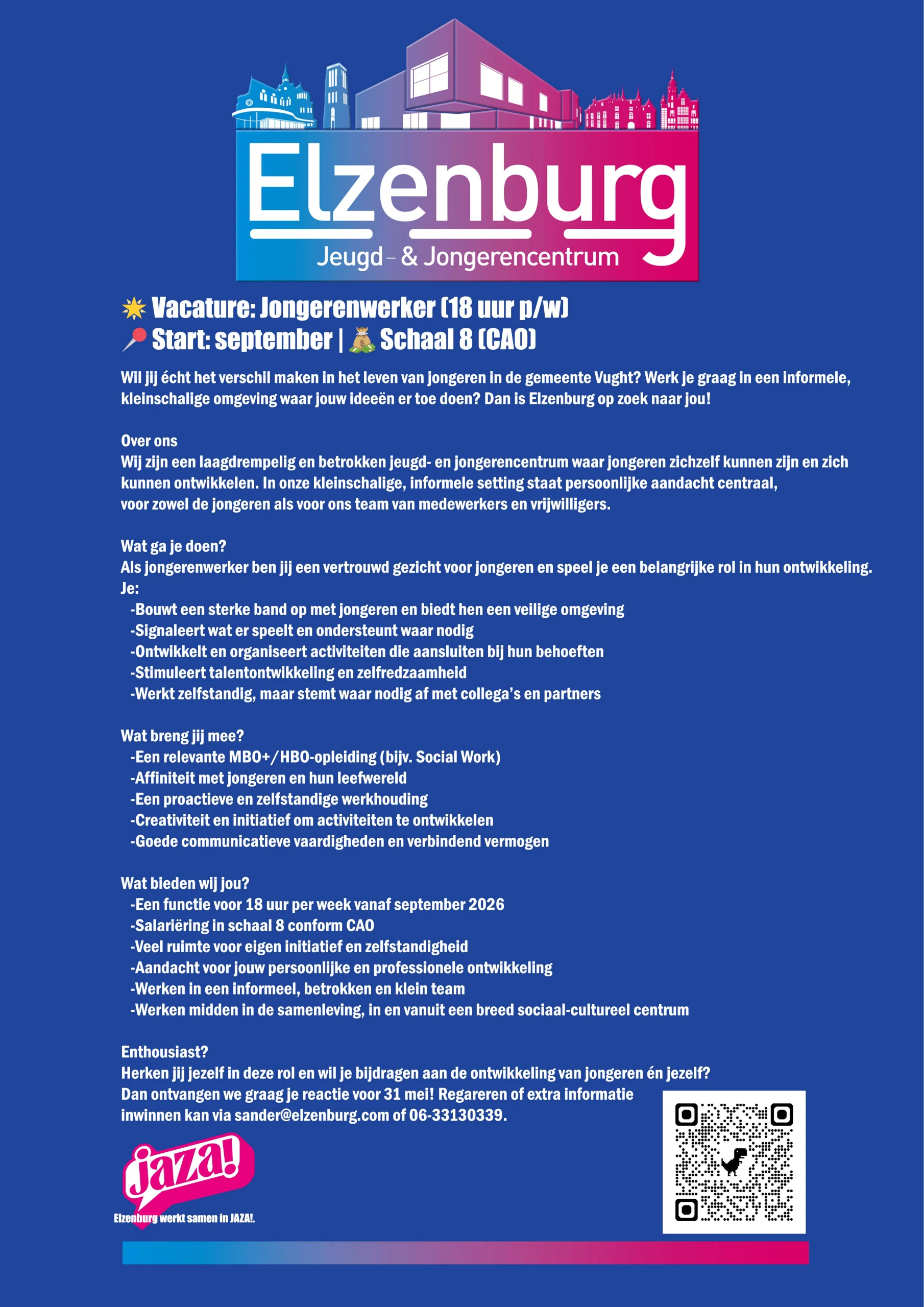 vacature jongerenwerk vught